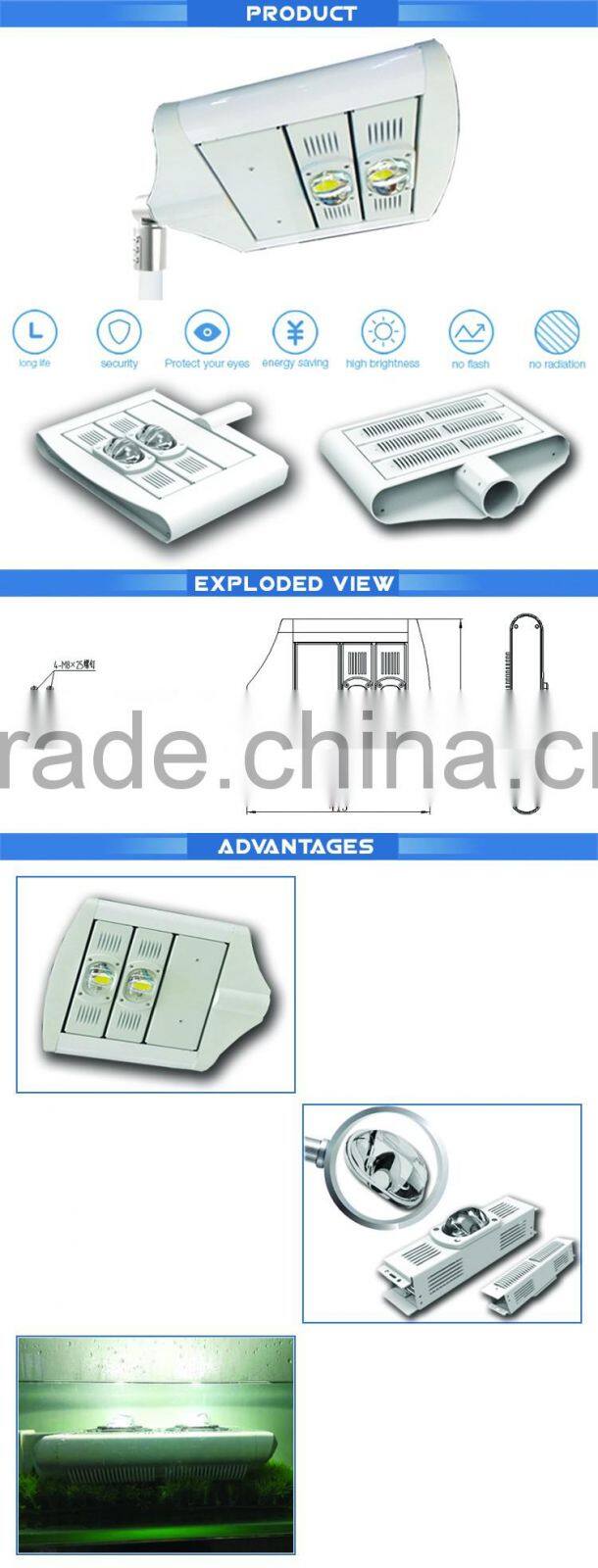 COB led street light 30W Standardized modular Professional beam angle adjustable