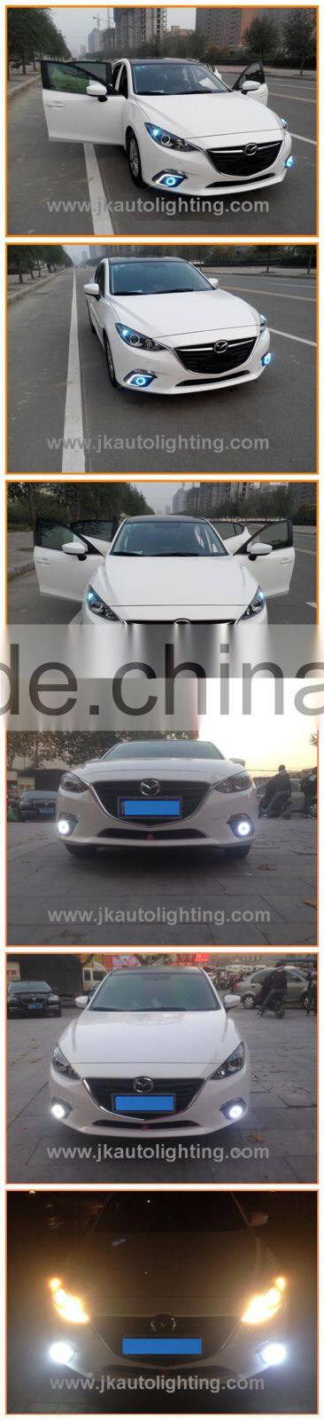 Hot Selling Angel Eyes Projector Lens for Mazda 3 Axela Super Bright Foglight Projector Lens for Mazda 3 Axela 2013 2014