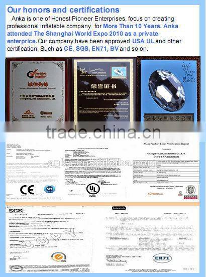 Durable tent type inflatable white dome tent