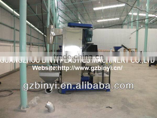 Used plastic washing recycling line pet bottle crushing washing drying recycling line