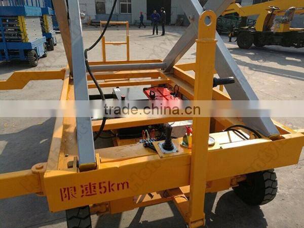 6m hydraulic mobile man scissor lift elevator