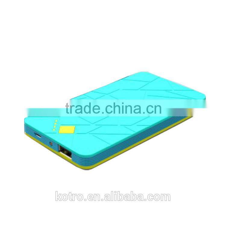 4000mAh 8000mAh Li-polymer Cube battery charger pack Portable Power bank for iphone