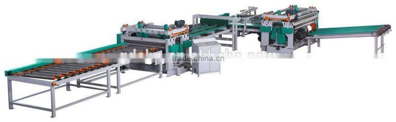 HSP-roller type automatic vertical and horizontal edge saw cutting machine