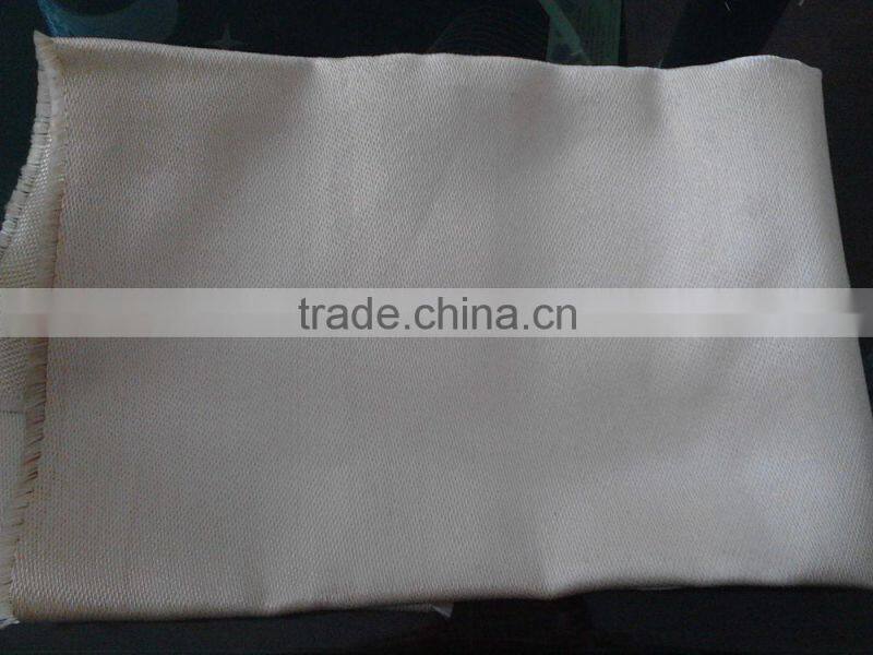 Heat treated fiberglass welding blanket