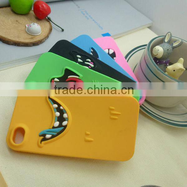 Silicone new funny case for iphone 4, iphone 5