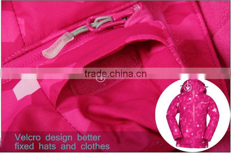 High Quality Waterproof Windproof Breathable Summit Ski Jacket children