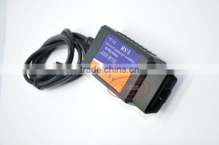 2015 High Quality 3 Years Warranty OBD/OBDII Scanner ELM 327 Car Diagnostic Scanner ELM327 USB Diagnostic Scanner