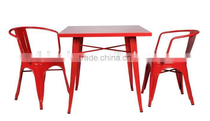 outdoor useful iron square table