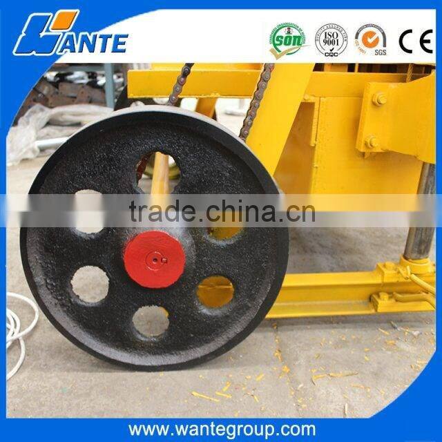WANTE MACHINERY QT40-3B egg laying small size cement hollow brick making machine