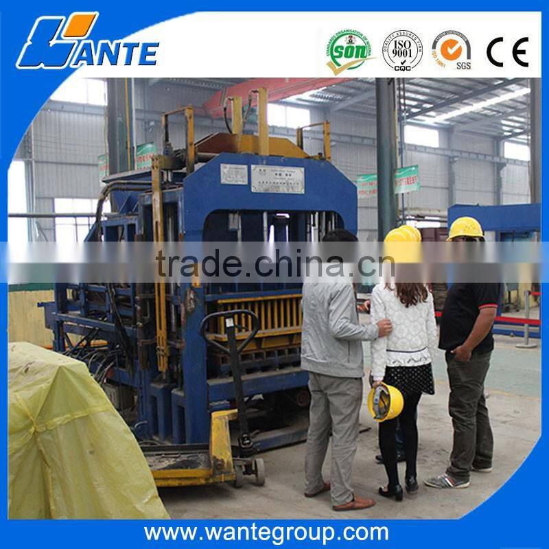 QT10-15 automatic cement block moulding machine