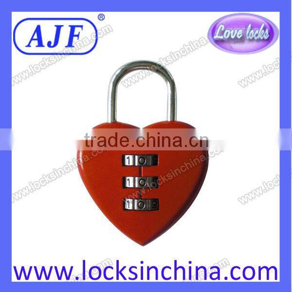AJF best digital luggage combination bag lock for travel bag or luggage bag