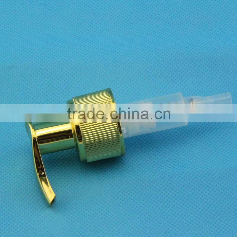 Gold coating screw lotion pump
