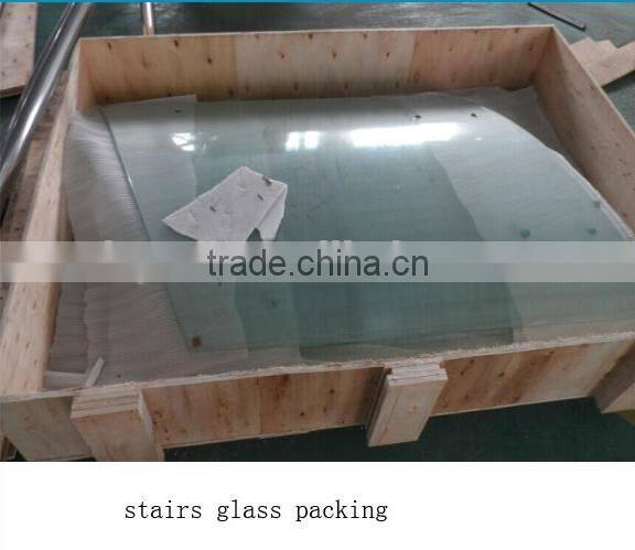 prefabricated Save space small wrought iron wooden straight stairs --YUDI