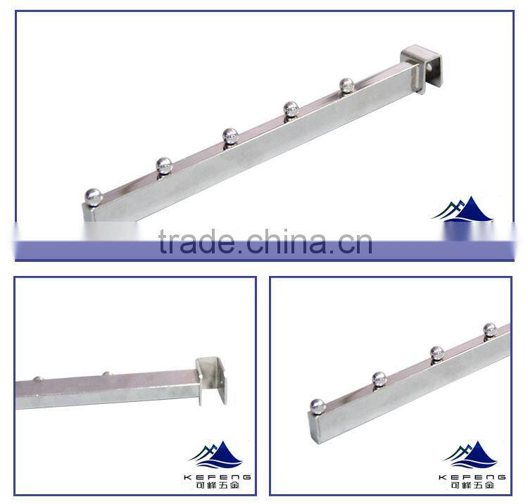 factory fabrication garment display hook with beads KF-D036