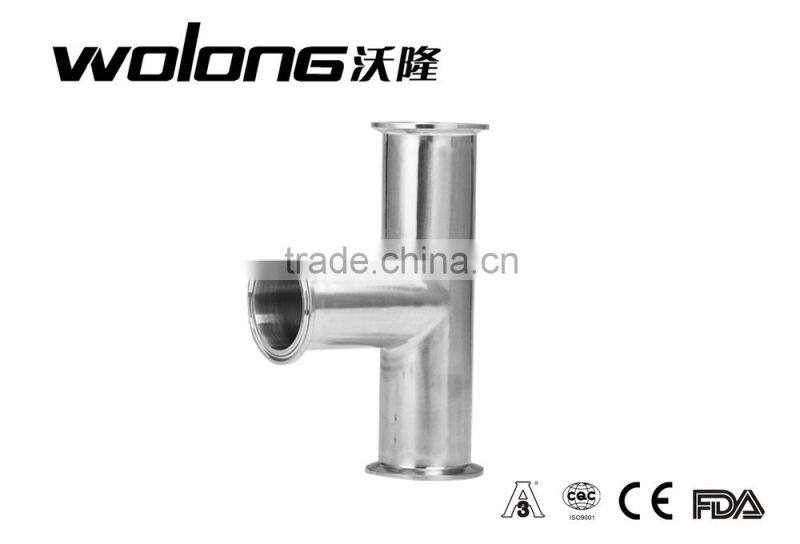 Stainless steel tee pipe