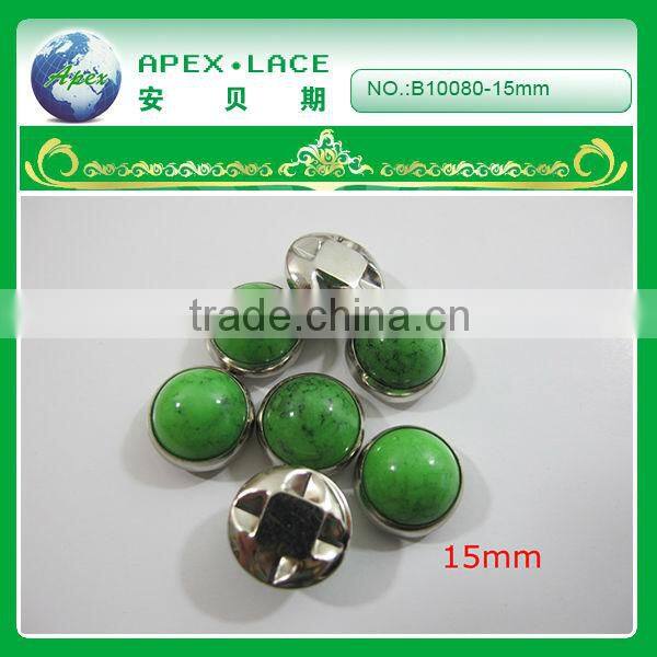 B10080 hot fix motif rhinestone button fix on garments
