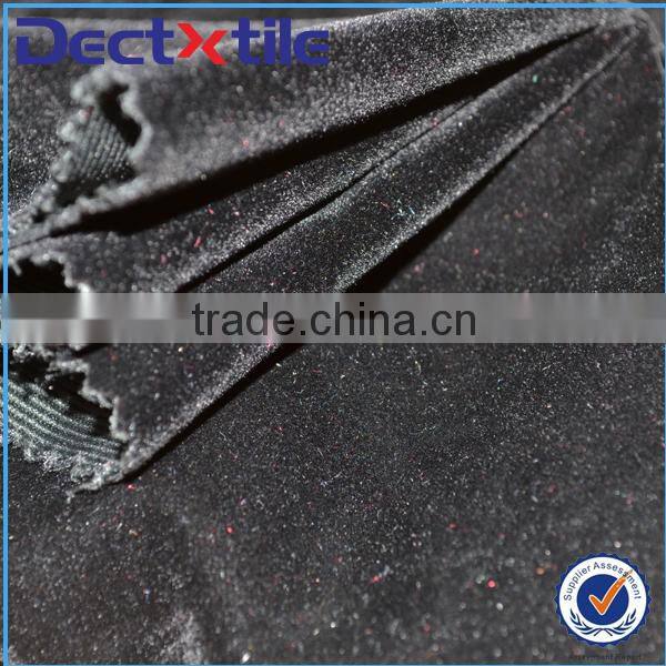 guaranteed plain polyester waterproof flock fabric made in China!