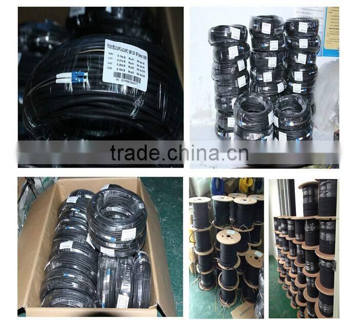 TPU Field Tactical Armored Fiber Optic Patch Cord DLC/UPC-LC/UPC Duplex SM 100M