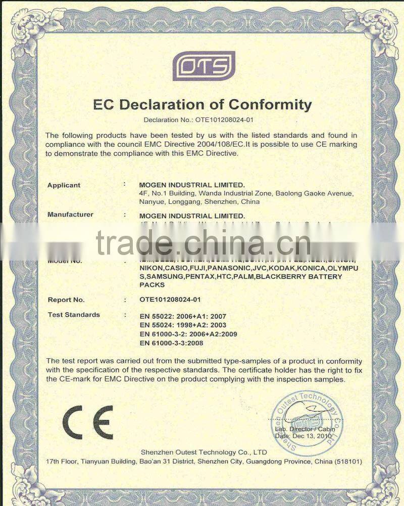 for canon Camera Battery for Canon NB1L li-ion battery 6.4v