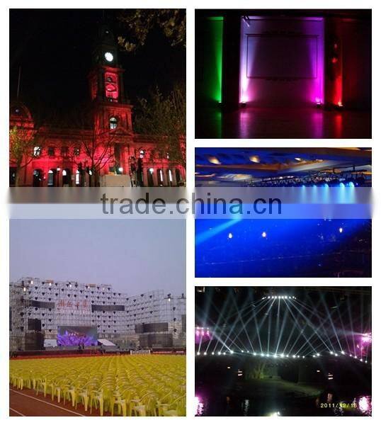 New design RGBWA 5in1 led infrared ray flat par64 stage light / weding decoration