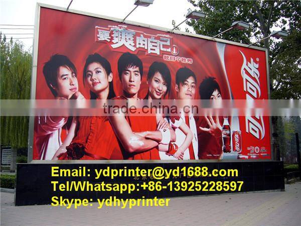 3.2m large format printer for soft and rigid materials, hybrid printer with KM1024i print head