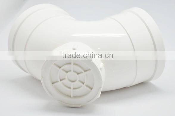 Low price pvc 90 deg elbow with port