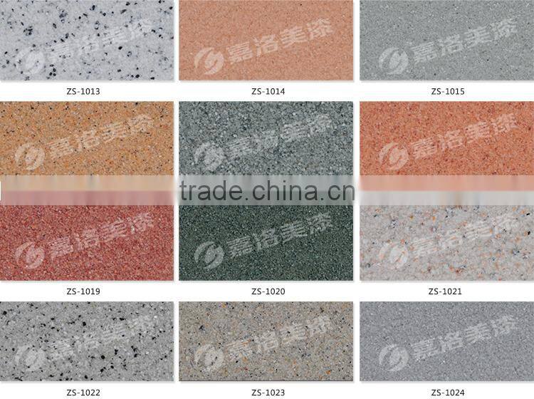 Stone effect spray stone coating