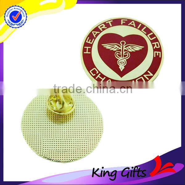 Newest design cheap custom school enamel pin badges