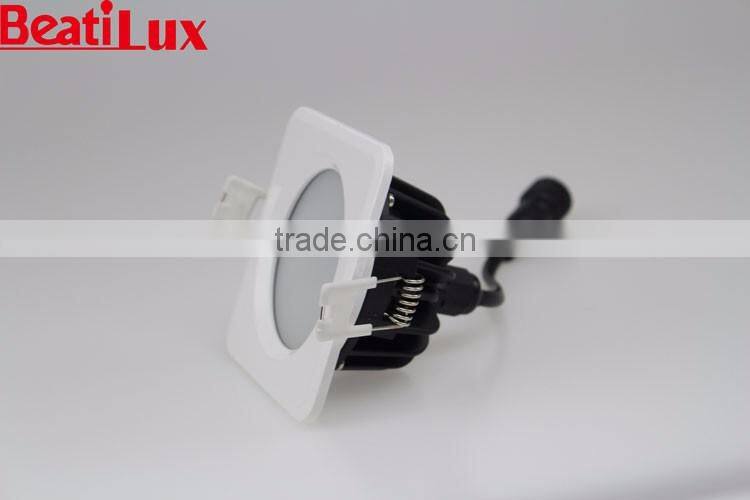 LED recessed ceiling cob downlight crystal 18W square and round Ip65 led light downlight
