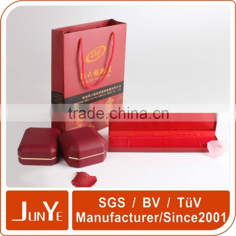 promotional customized jewelry flocking gift for ring box