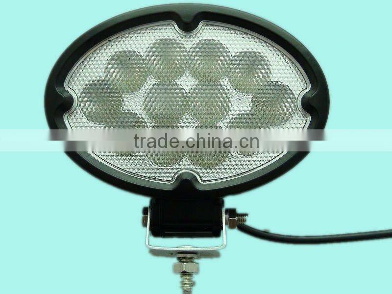 Oval led worklamp/ LED Work Light 36W 9-33V for forklift/ truck/fire engine/ambulance