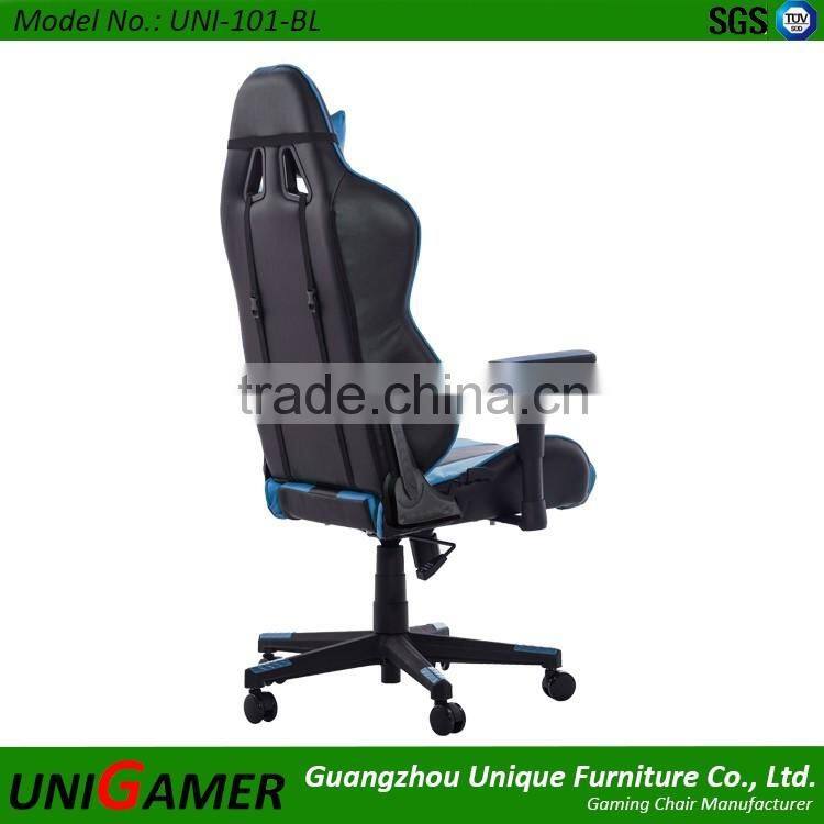 2016 New Design pu leather swivel racing style gaming office chairs with 3D armrest