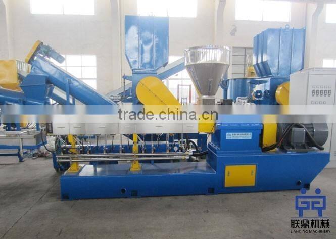 PET PVC granules plastic pelletizing production line