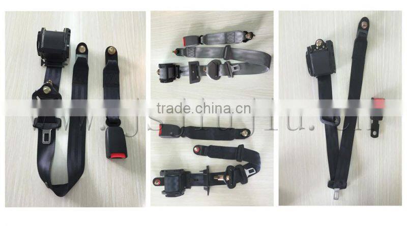 polyester/ABS/steel safety belts for cars, buses, trucks etc. (3 points type)