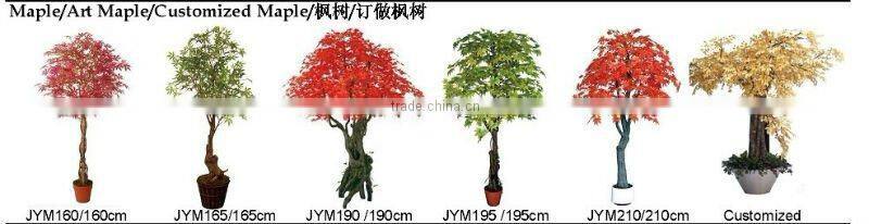 imitated Artificial red Japanese tree