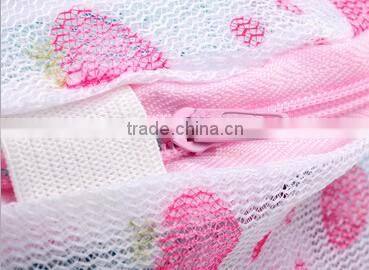 YIWU RODA 100%polyester cylinder printed double mesh washing bag