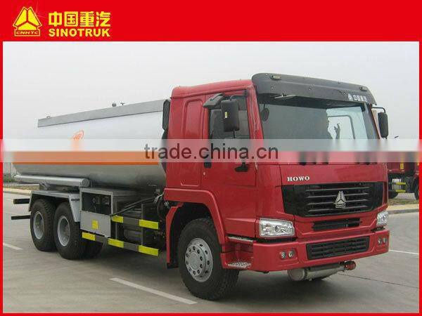 CNHTC SINOTRUK fuel tanker capacity 18CBM & 25CBM