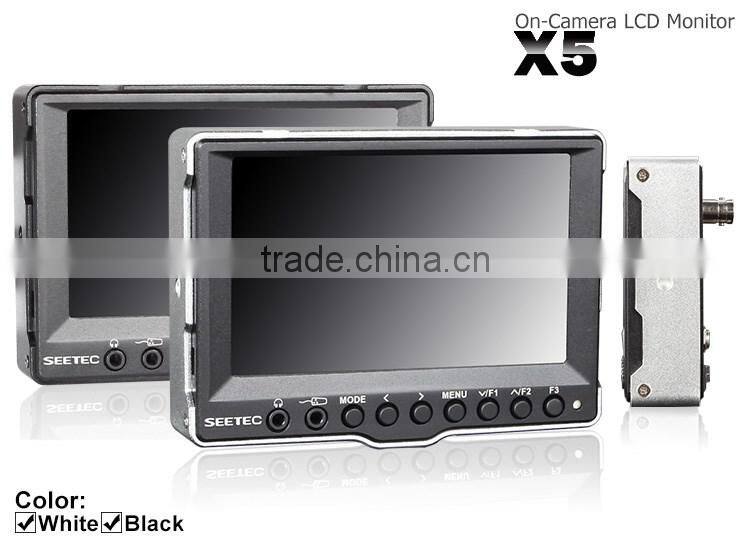 Aluminum panel false colors function mirror image small 5 inch tft color screen lcd monitor intraoral camera