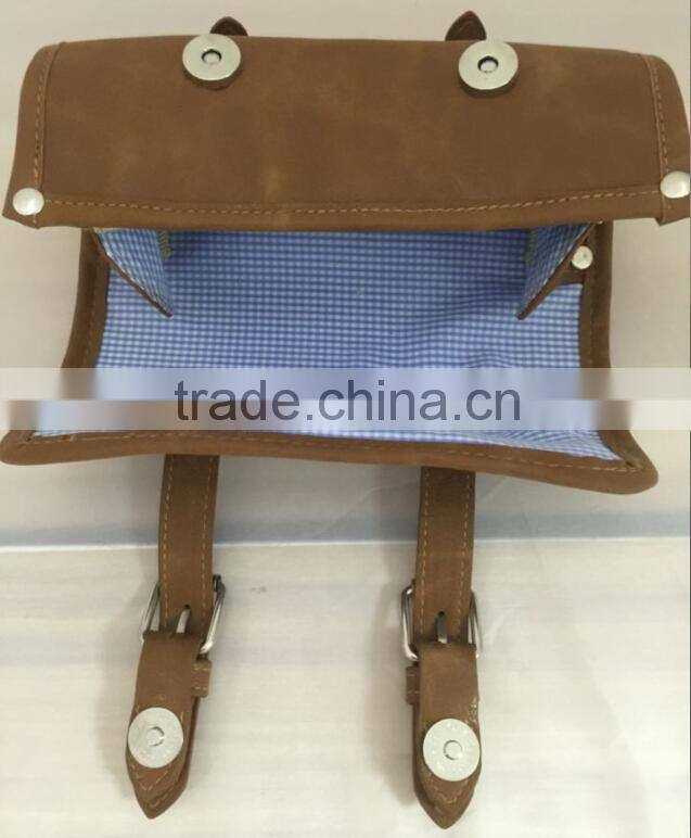 2015 high quality fashion pu leather saddle bag bike bag