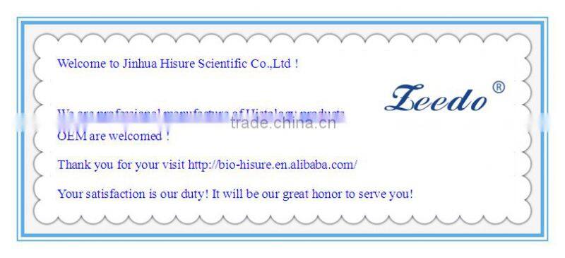 Used for hospital and laboratory microtome tissue sectioning HS3345