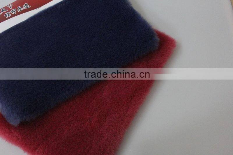 High quality cheap custom lambs wool plush fabric