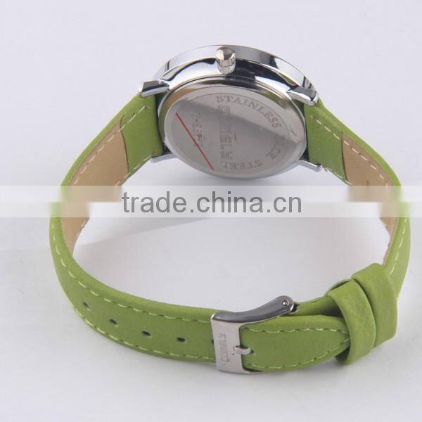 Shenzhen wrist watches for women with pu leather band