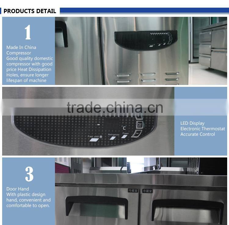 2016 Furnotel Hot Sale Refrigeration SS201/304 Undercounter Refrigerator