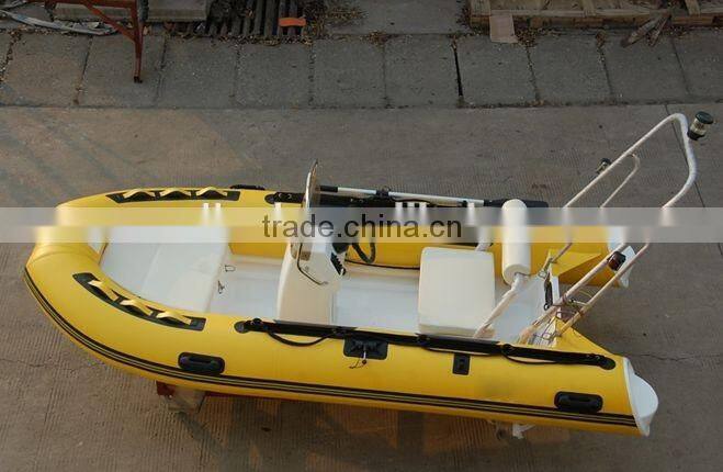 small rib boat rigid inflatable hypalon boat