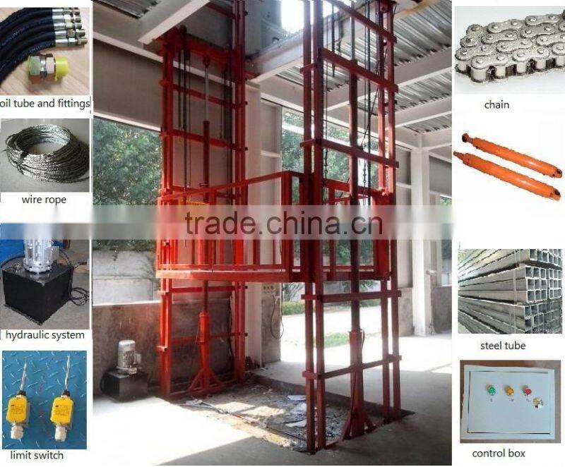 Top Quality Heavy Duty Lead Rail Lifting System Cargo Lift