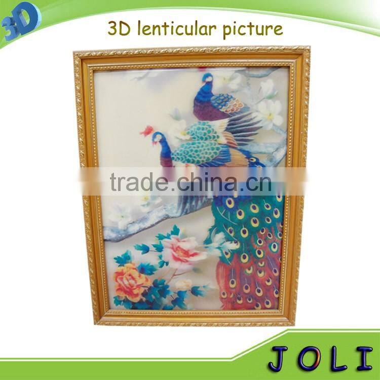 home decoration 3d lenticular photo 3d lenticular image printing