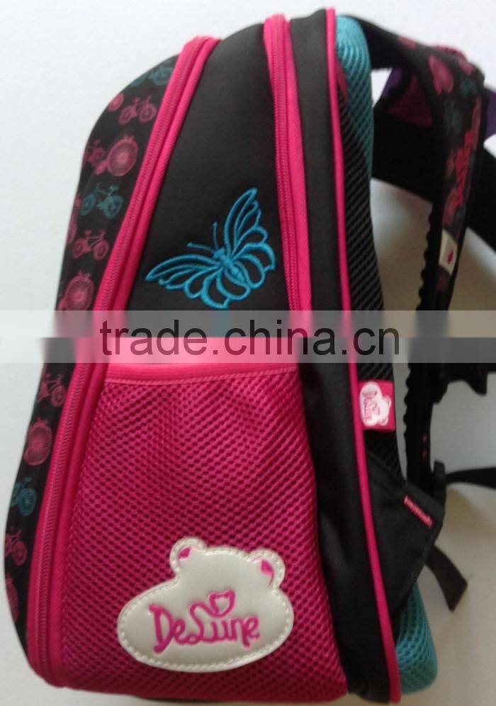 Butterfly wholesale school backpack girls primary school bag