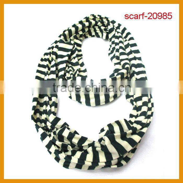 In stock single jersey Loop chevron scarf
