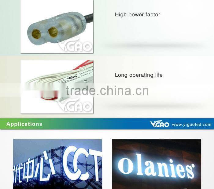 Thin series led electronic ballast