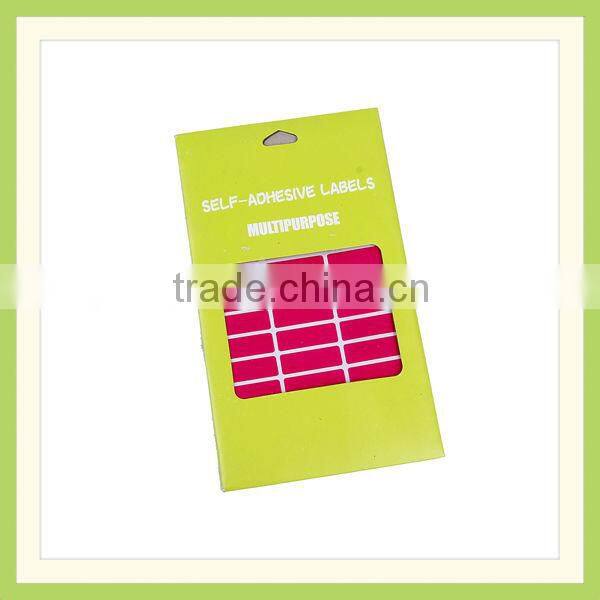 super market custom self blank adhesive address label